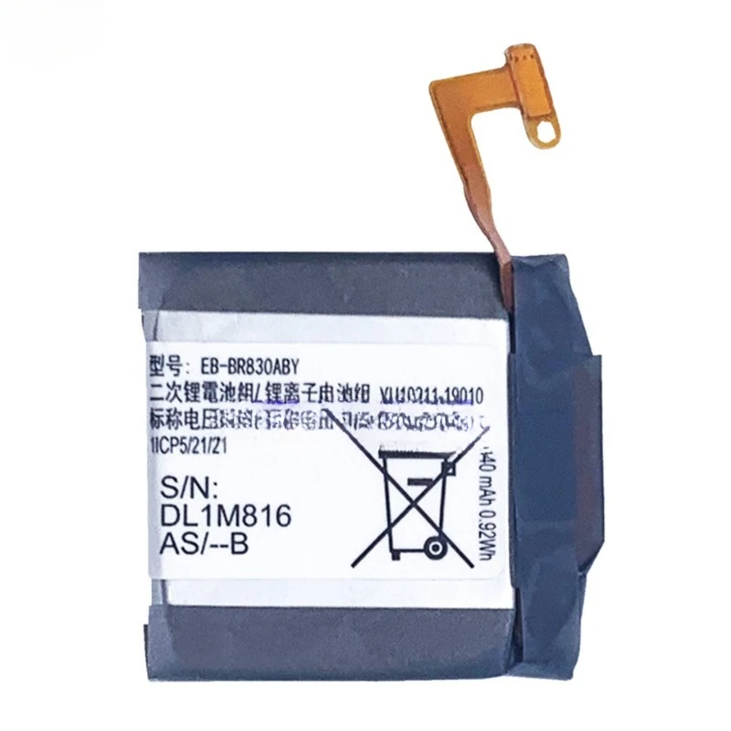 New EB-BR830ABY High Quality 3.85V 240mAh For Samsung Galaxy Watch3 41mm SM-R850 R855 Watch Active2 40mm SM-R830 SM-R835