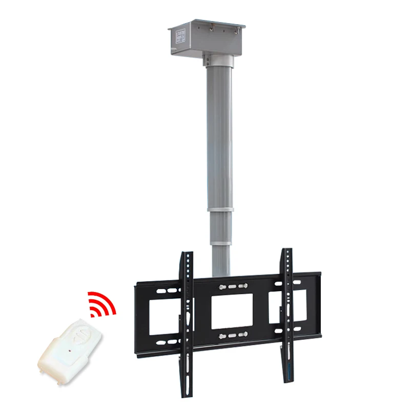 TV Ceiling Mount Full Motion Free Lifting LCD LED Tilt Stand Telescopic TV Roof Bracket Holder 26-70