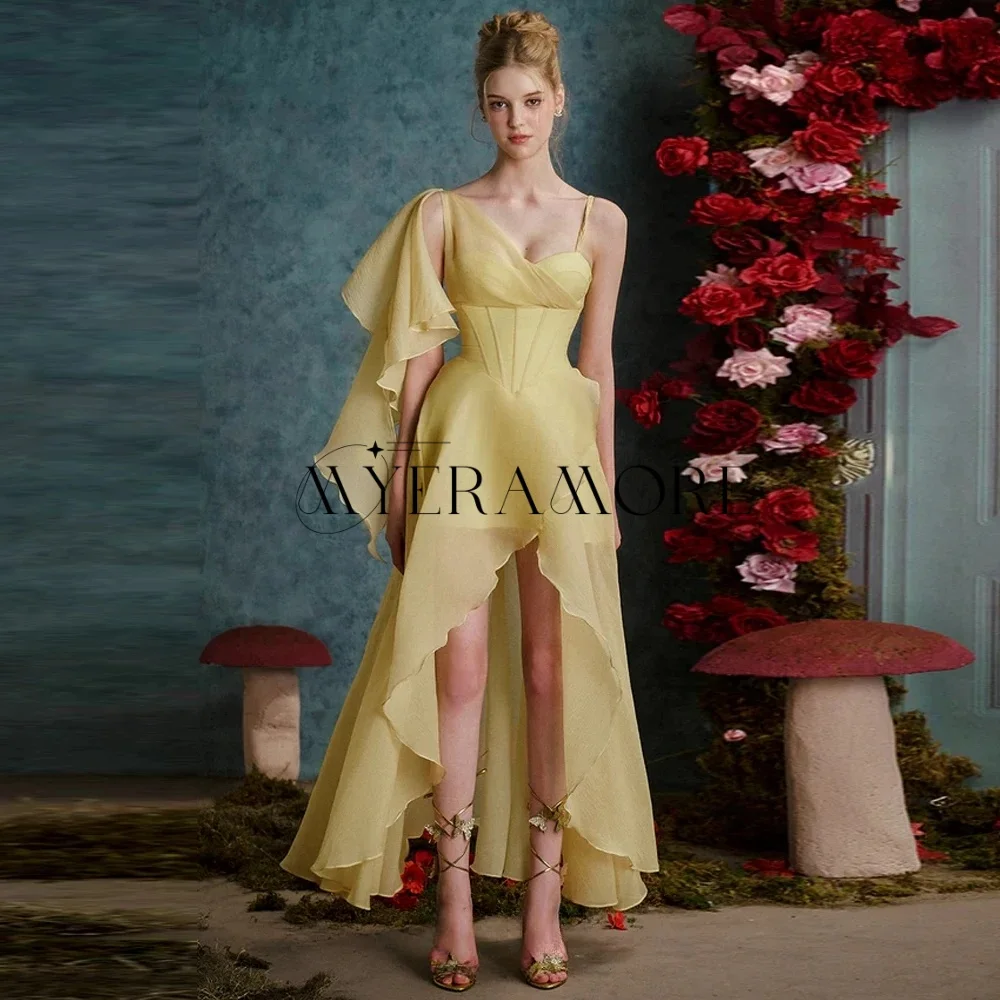 

Модные вечерние платья с v-образным вырезом на тонких бретельках, трапециевидное платье для выпускного вечера длиной до щиколотки по индивидуальному заказу فساتين заслуживание проведения