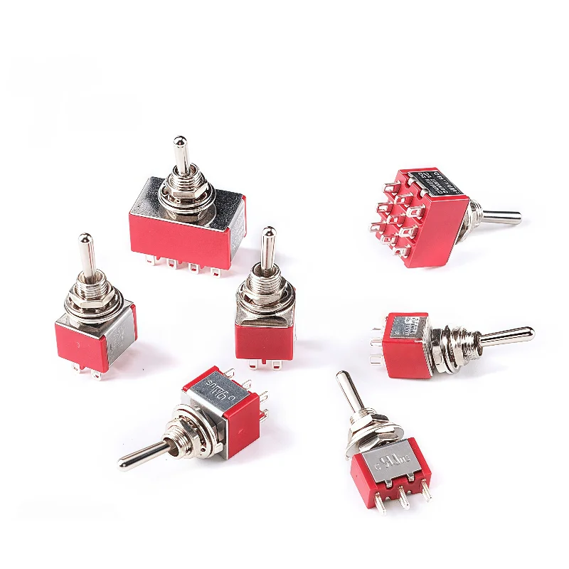 

Button switch 2/3/4/6/9/12 foot 2-position 3-position Rocker rocker switch MTS-102 103