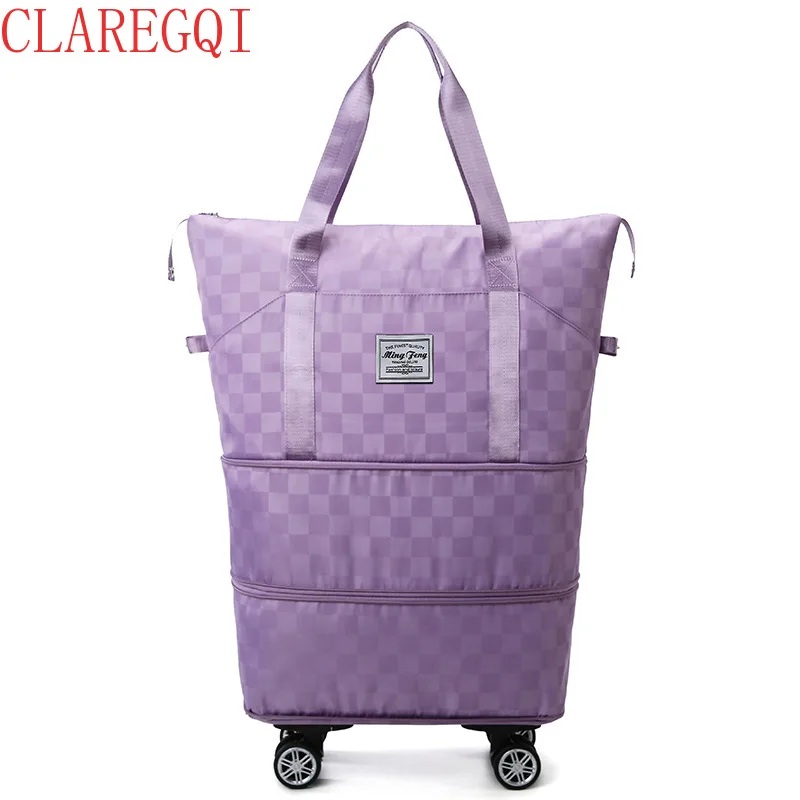 duffle bag with wheels and handle large moving bags hulken bag with wheels Storage and expansion Durable doublelayerBewaterproof