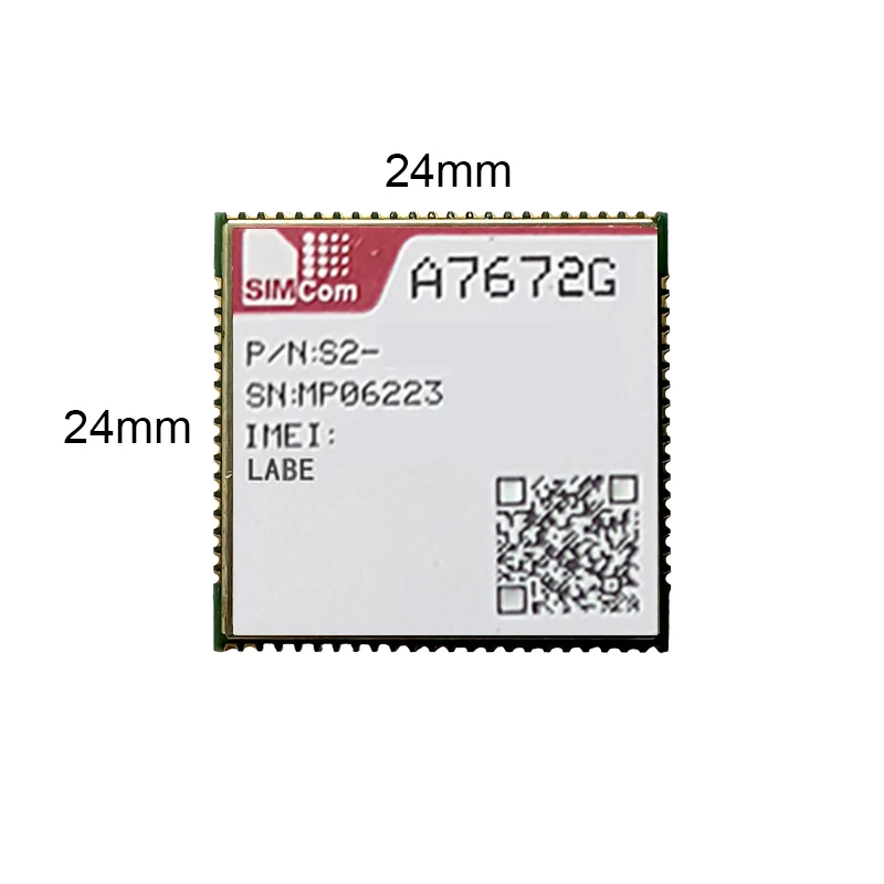 A7672G-LABE Макетная плата LTE CAT1 4G 2G IOT 24*24 мм Модуль с комплектом голосового выключателя глобальных диапазонов с антенной FPC