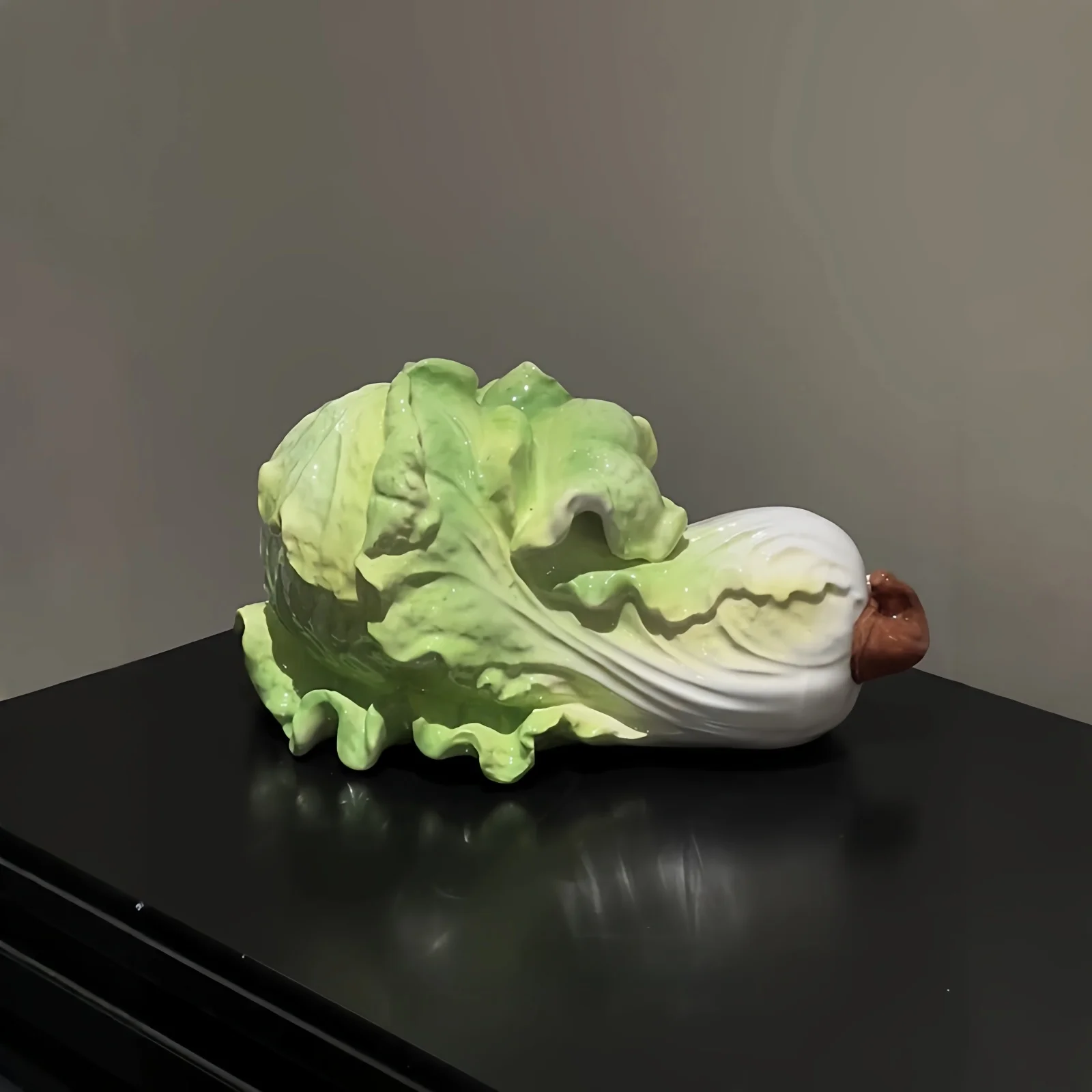 

Moving Gift Luy Cabbage Decoration Living Room TV Cabinet Decorative Luxury Creative Wealth Attracting Prosperi Ornament