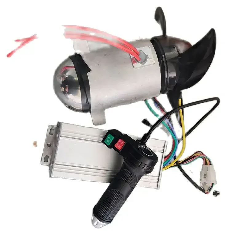 Underwater Propellers Thruster Controller Freshwater12V 24V 1000W 1200W Brushless Underwater Propeller Controller Propeller Set