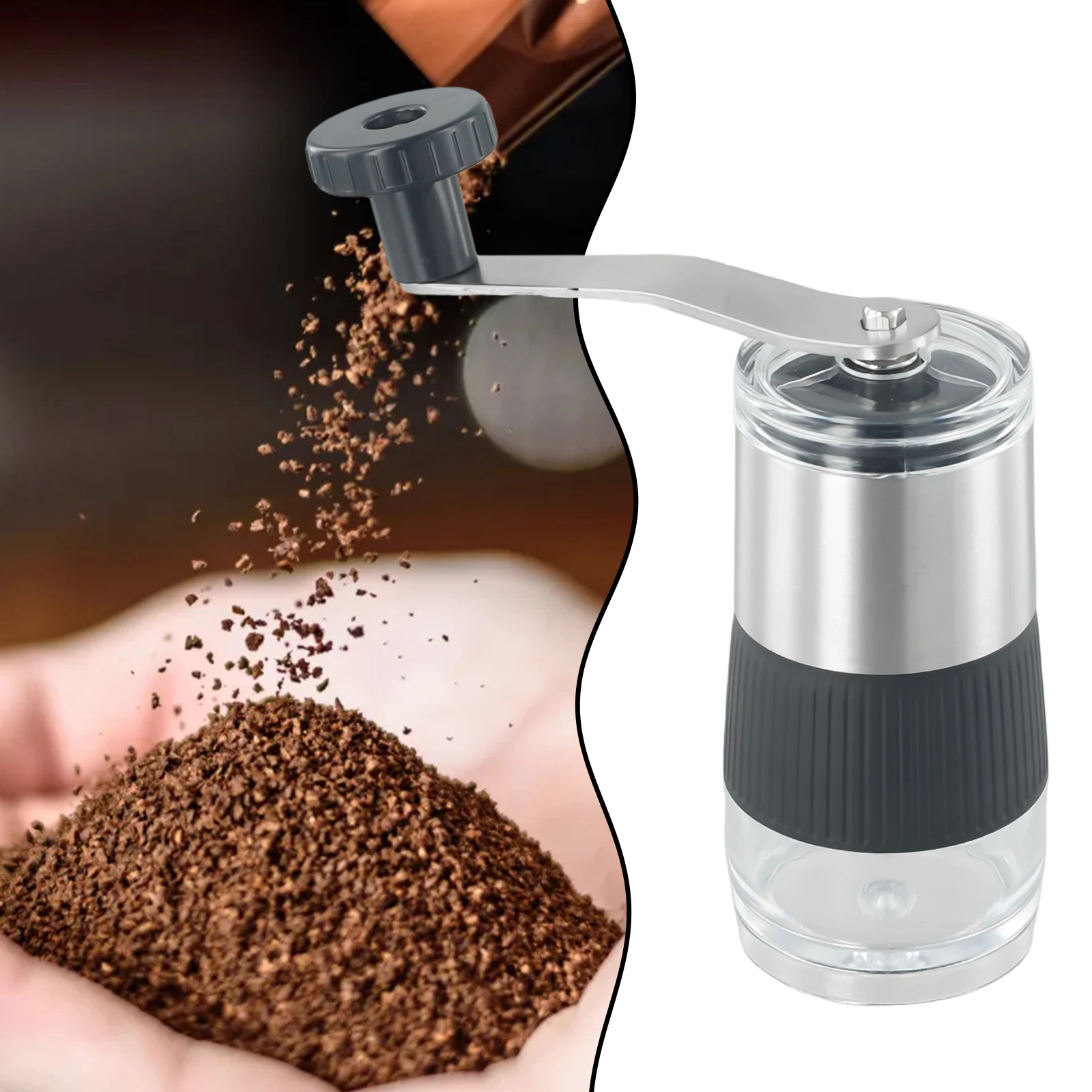 1pcs Coffee Grinder Portable Coffee Grinders Mini Stainless Steel Hand Handmade Mill Manual Kitchen Home Appliance