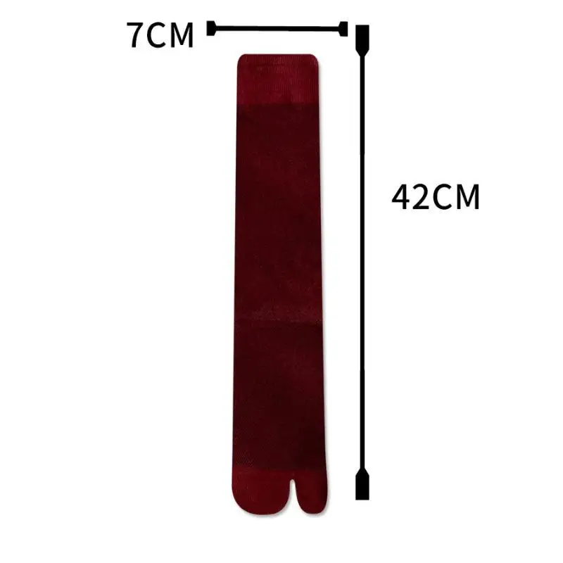 New！Summer Thin Tabi Socks Women 7 Colors Cotton Sheer Mesh Non Slip Seamless 2 Toe Separated Stacked Socks