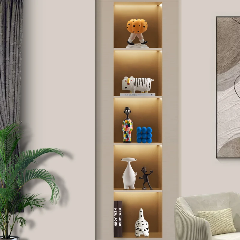 Modern Simple Mosaic Black Ornaments Living Room Wine Cabinet Light Luxury High-end Decoration Model Room TV Cabinet Decoration