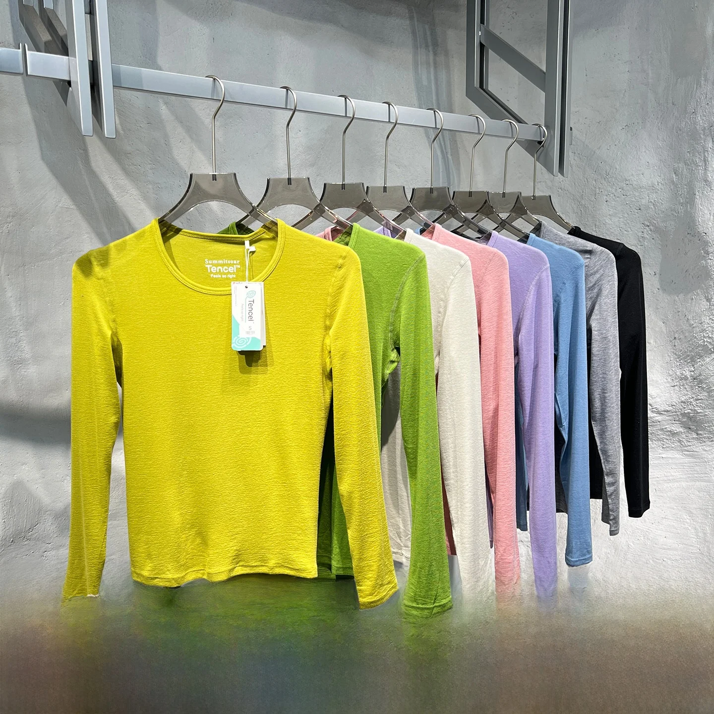 تي شيرت محبوك خفيف دافئ من صوف ميرينو كوي جاف في الهواء الطلق قاعدة irt المرأة الرياضية Sle طويل Sve جولة Ne السيدات #1