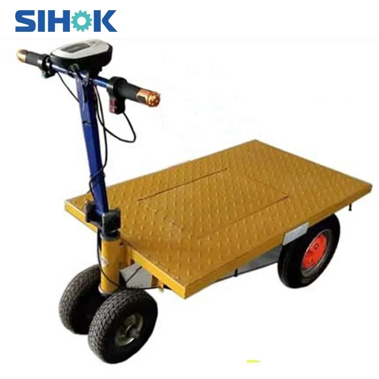 Mini Trolleys Battery Operated Electric Trolley Cargo Truck Heavy  Loading 500kgs Capacity Platform Hand Truck