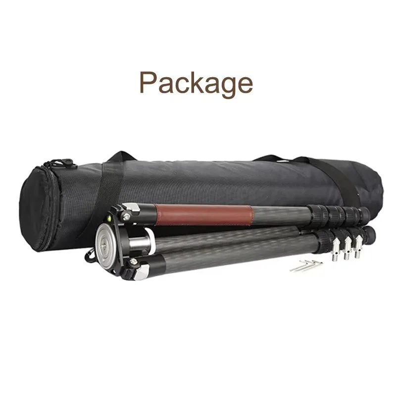 Carbon Fiber Foldable Camera Tripod Twist Lock Waterproof Splash-Proof Lightweight Outdoor Stand for DSLR Camcorder Custom
