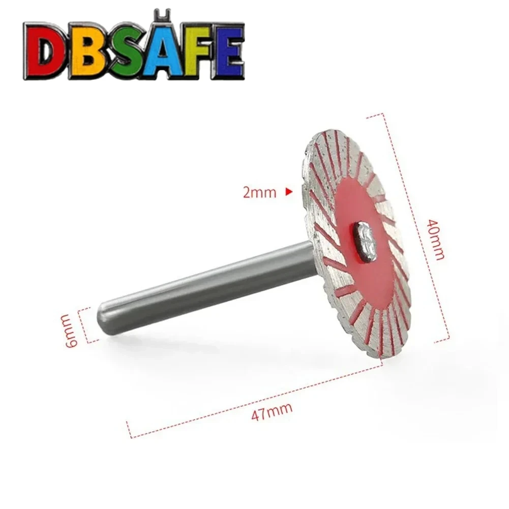 

40mm Cutting Disc 6mm Shank Circular Saw Blade Sanding Disc Grinding Wheel For For Wood Metal Stone Granite Marble