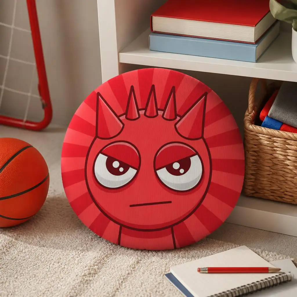 Sprunkies Raddy Character Cushion Irregular Stuffed Throw Pillow Home Decor Gift Sofa Bed
