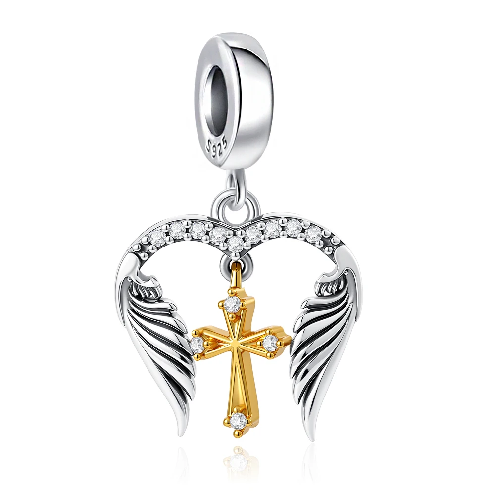 2025 أوروبا جديد 925 الفضة مطلي الذهب سحر النحل تاج الملاك استرخى قلادة حبة صالح 3 مللي متر الأصلي سوار مجوهرات للهدايا