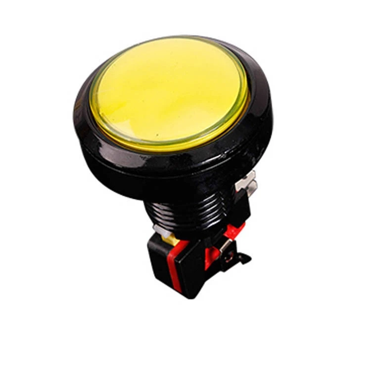 45mm Round Button Switch Parking Equipment Self-Service Water Vending Machine Button Game Machine with Light