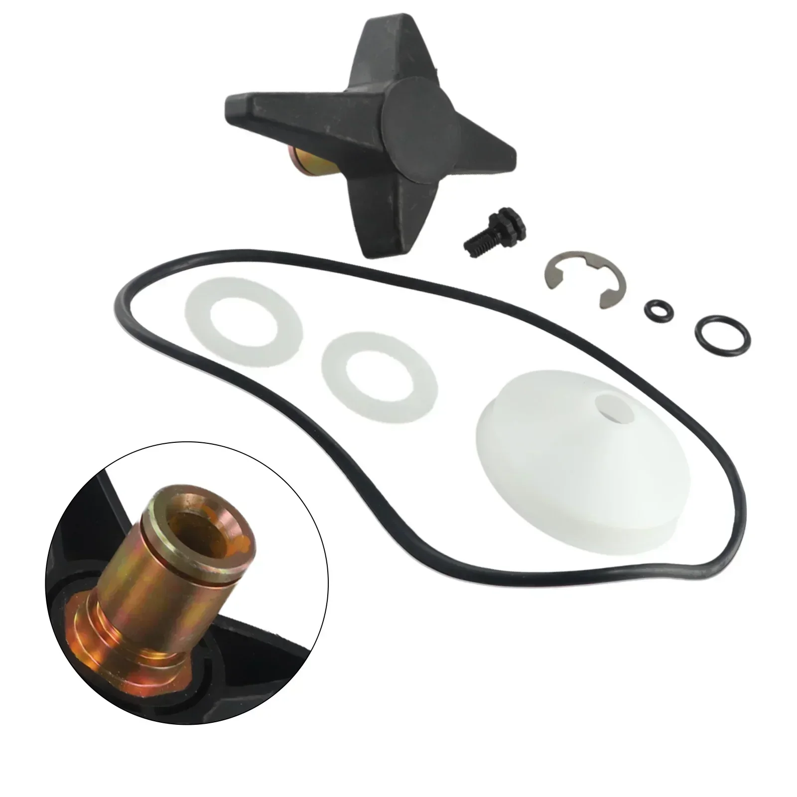 Pool Tool Pool Filter Knob Kit Black+White High-quality Locking Knob Pool Filter Knob Kit Exquisite High Quality