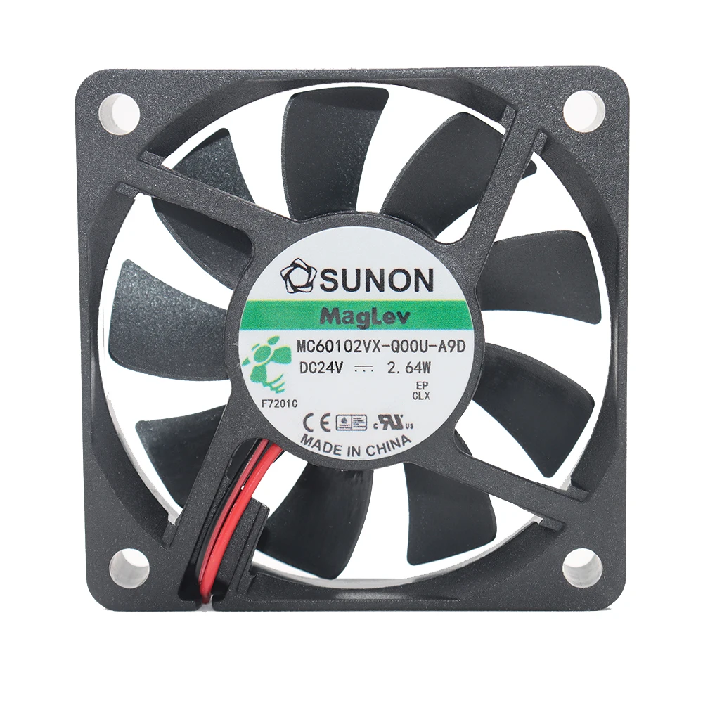 Brand new original SUNON MC60102VX-Q00U-A9D 24V 2.64W 6010 2-wire inverter cooling fan
