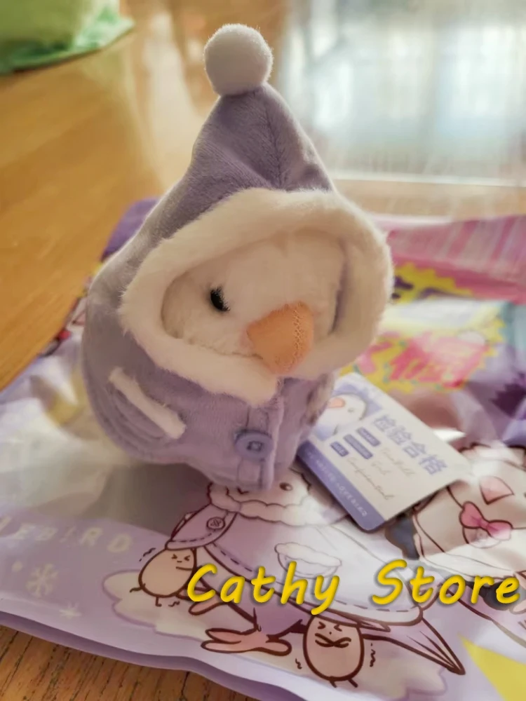 Civilized Bird Taro Balls Dressing Series Christmas Cloak Maid Style Plush Doll Backpack Pendant Decor Toys Novel Birthday Gifts