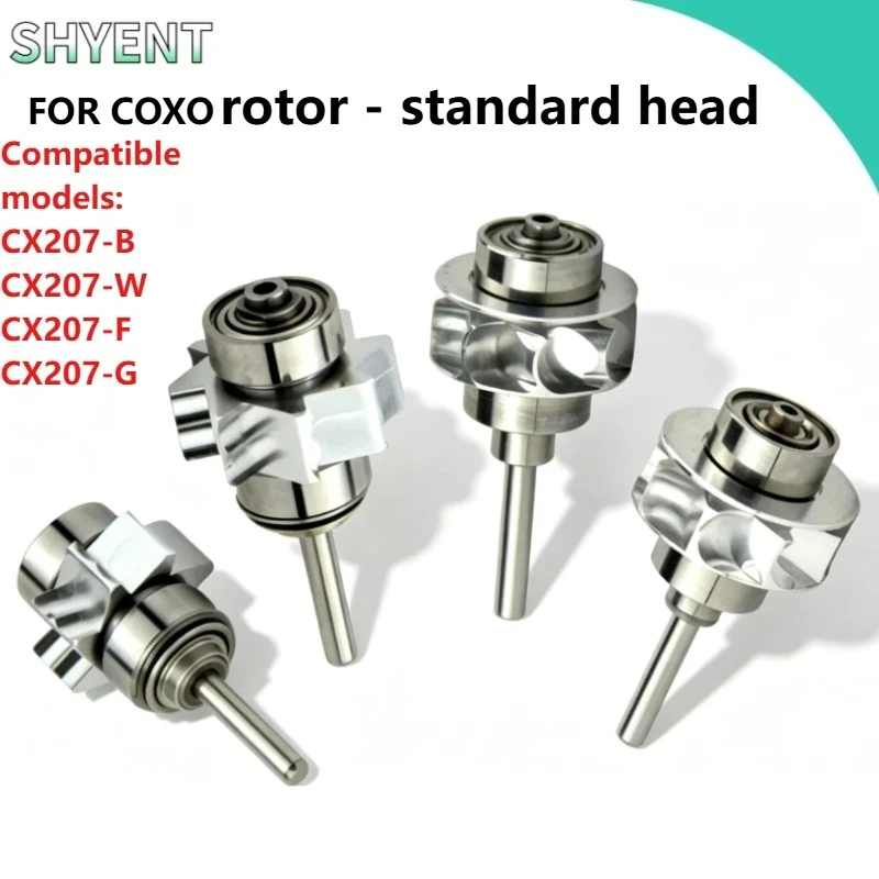 For COXO CX207-G Dental High Speed Turbine Cartridge Rotor - Standard/Torque/45° High Speed Turbine Rotor with Ceramic Bearings