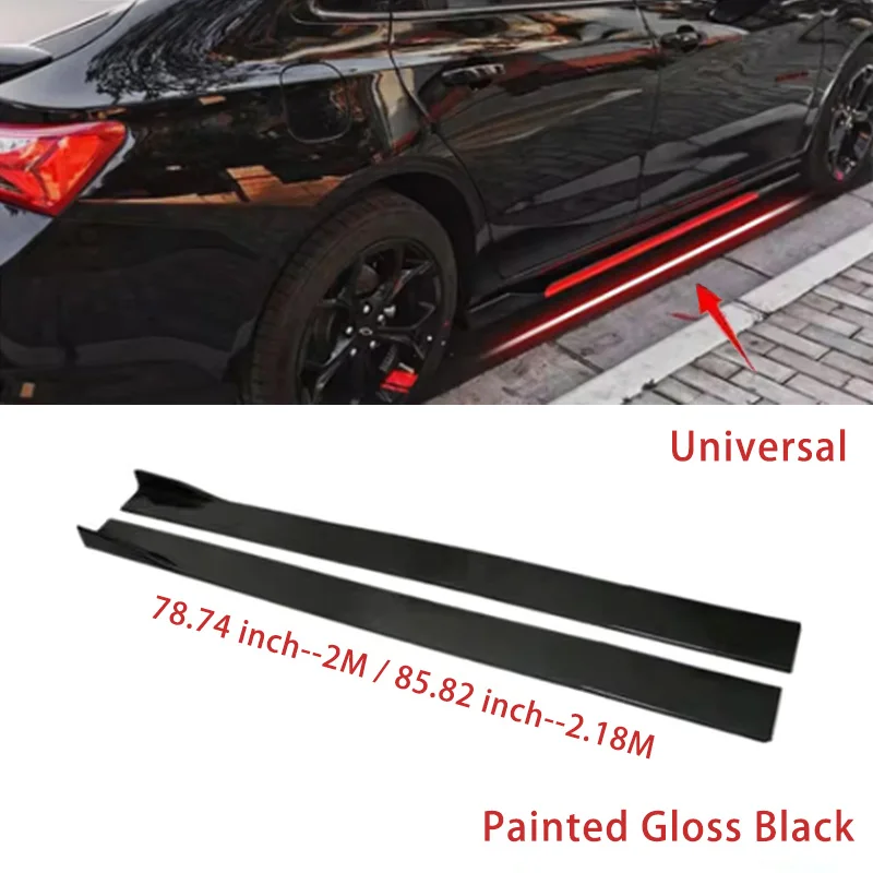 

Universal Car Side Skirt 8 Pcs Winglet Splitters Lip Side Spoiler For BYD For Toyota For Jeep For Geely For Mazda For Nissan