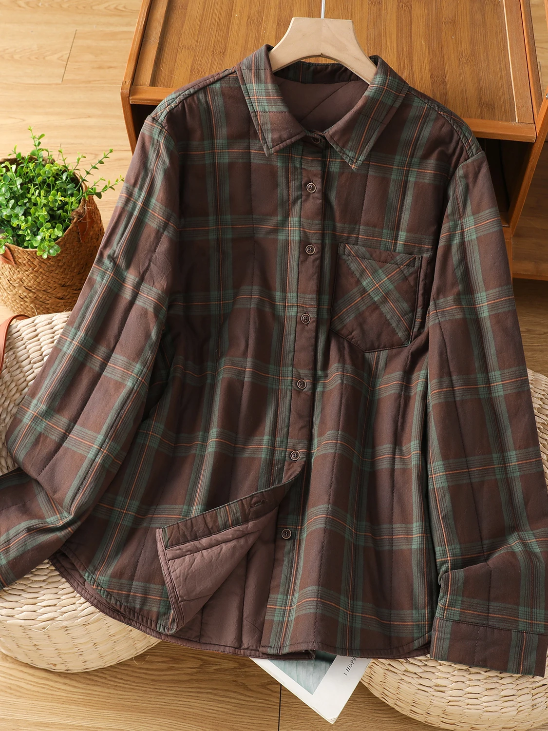 

Высококачественная японская хлопковая куртка с длинным светом, женская свободная верхняя одежда больших размеров с универсальным дизайном и теплым воротником irt