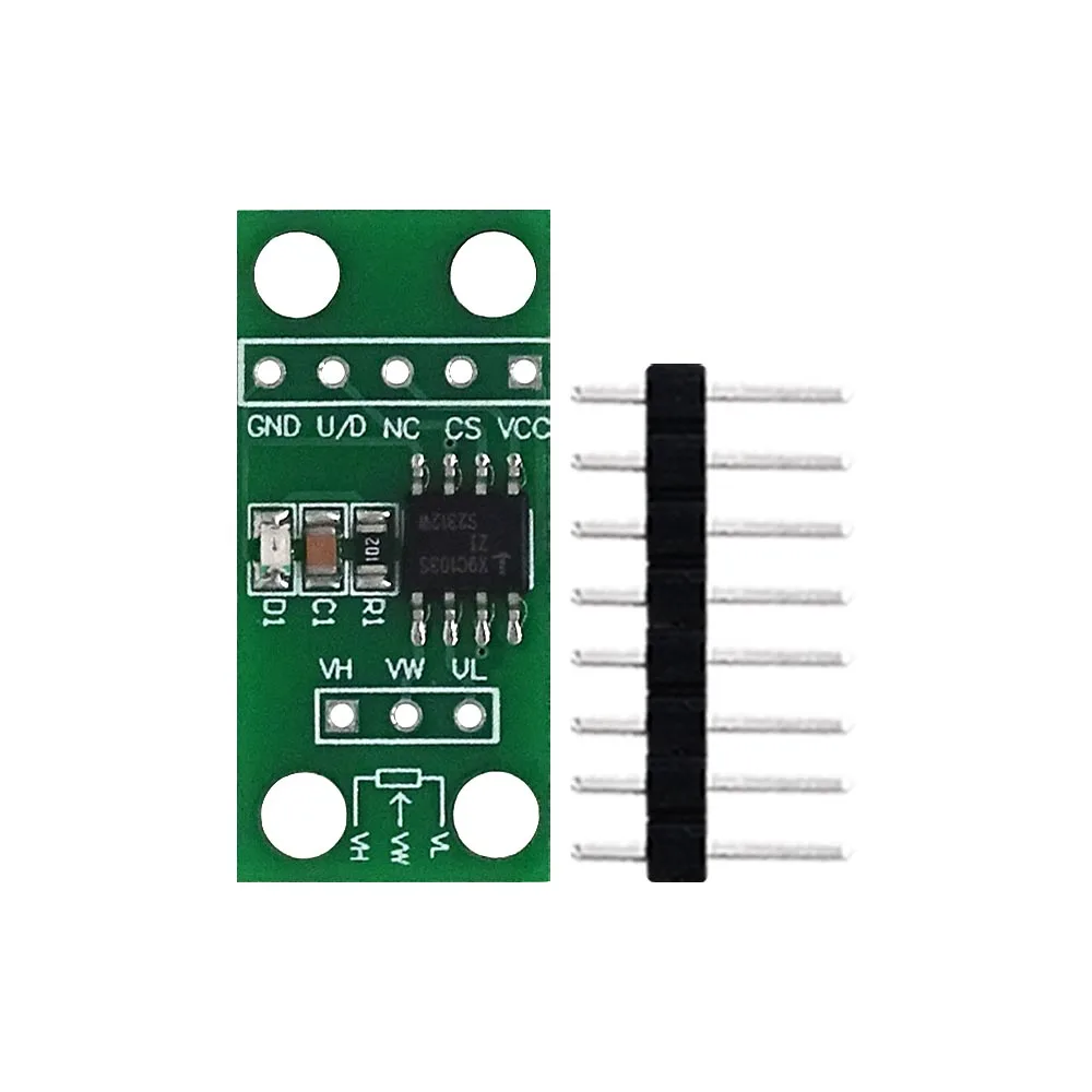 X9C103S/X9C503S module 10K/50K adjustable 100th order digital potentiometer circuit board module