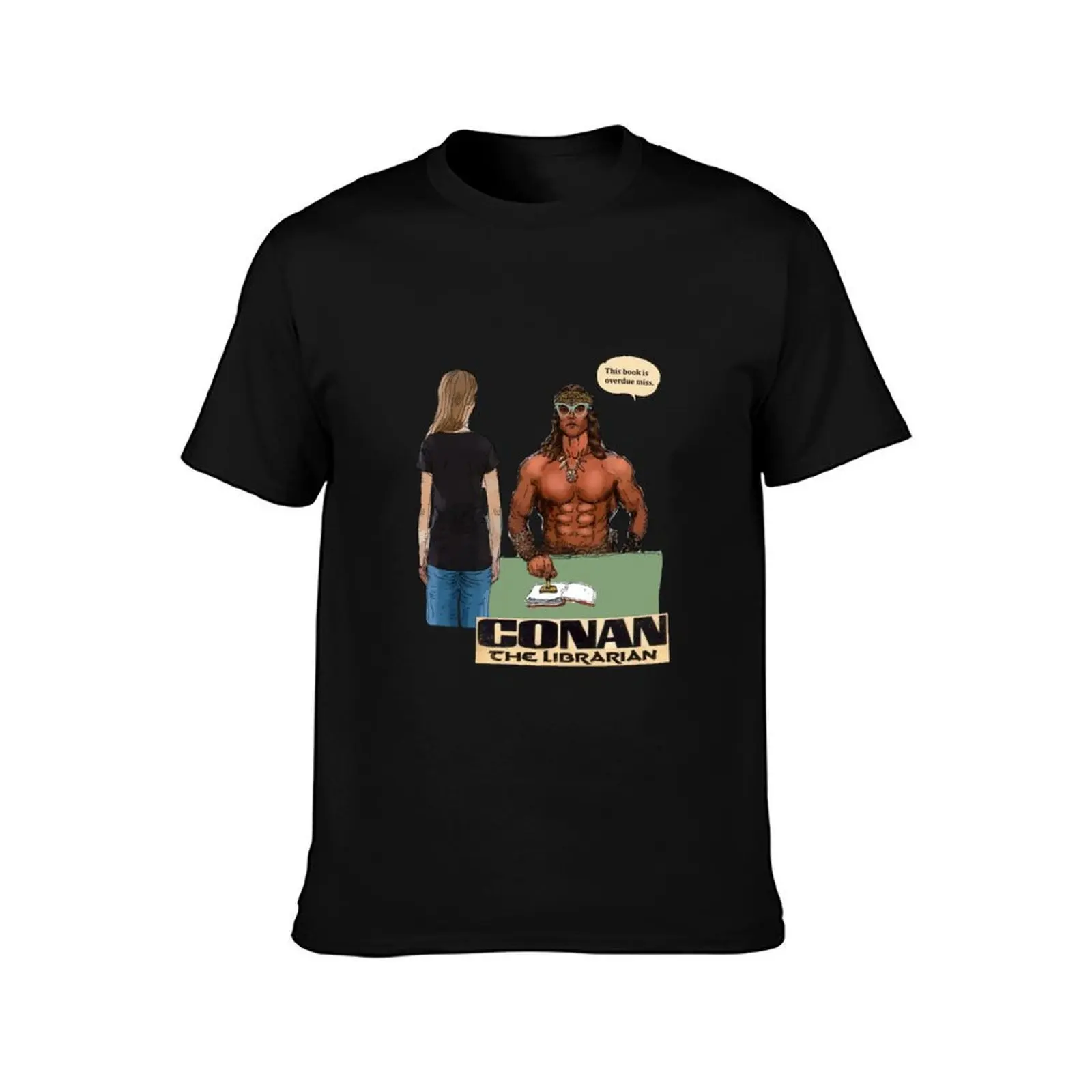 Conan the Librarian 2 T-Shirt Soft Lightweight Cotton T-Shirt