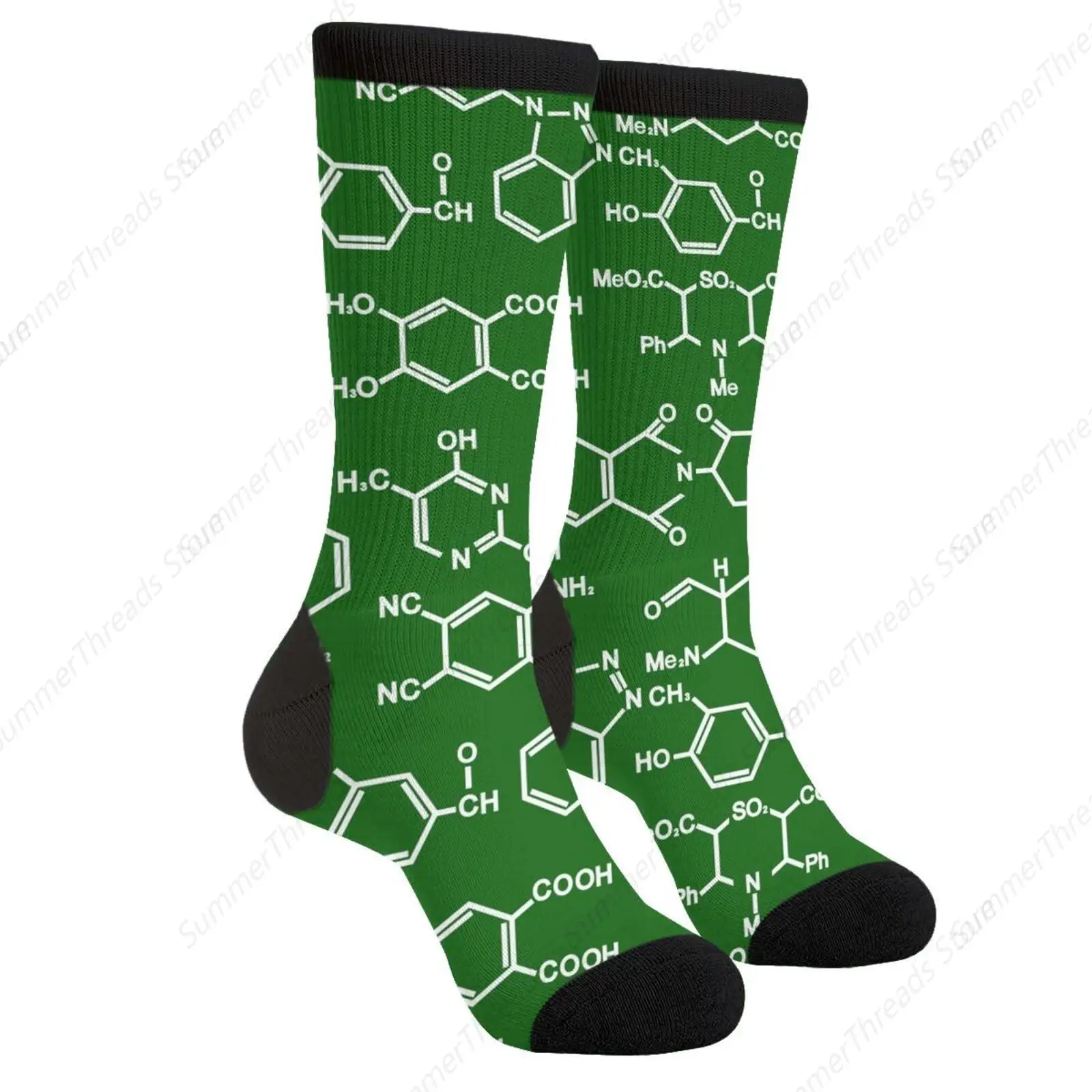 Chemistry Teacher Science Chemical Engineers Chemical Engineers Casual Unisex Novelty Fun Crew Socks Fashion Comfortable