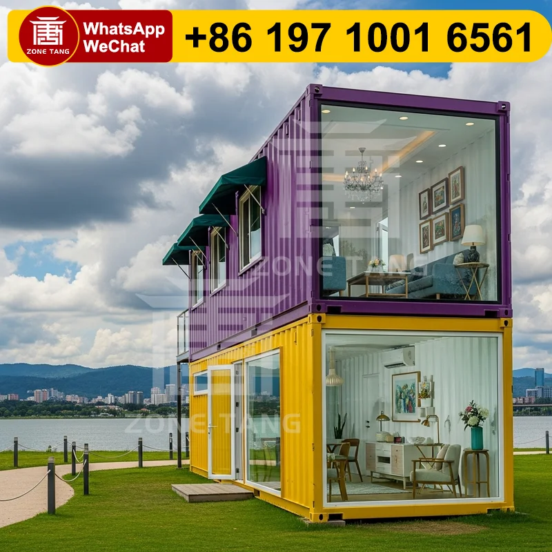 

Fashion Long Life Readymade Homes Flat Pack House Container Buildings Manufacturer Wind Resistance Container Home Prefab Luxury