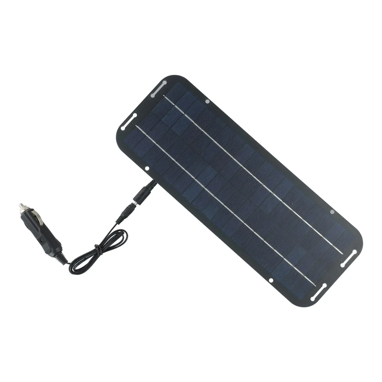 Effective Solar Car Battery Charger 5W12V Power Up Your Batteries Anywhere Perfect for Cars Motorcycles and More