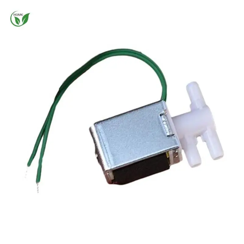 วาล์วน้ำไฟฟ้าขนาดเล็กแบบทรีเลย์หนึ่งตำแหน่ง9V 12V n/o ปกติวาล์วควบคุมไฟฟ้าแม่เหล็กไฟฟ้าแบบเปิด