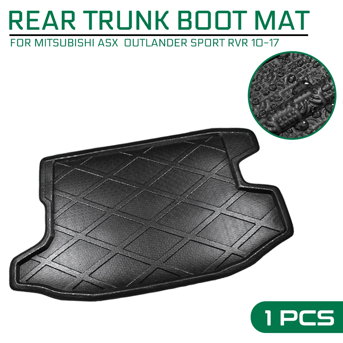 

For Mitsubishi ASX Outlander Sport RVR 2010-2017 Car Floor Mat Carpet Rear Trunk Anti-mud Cover