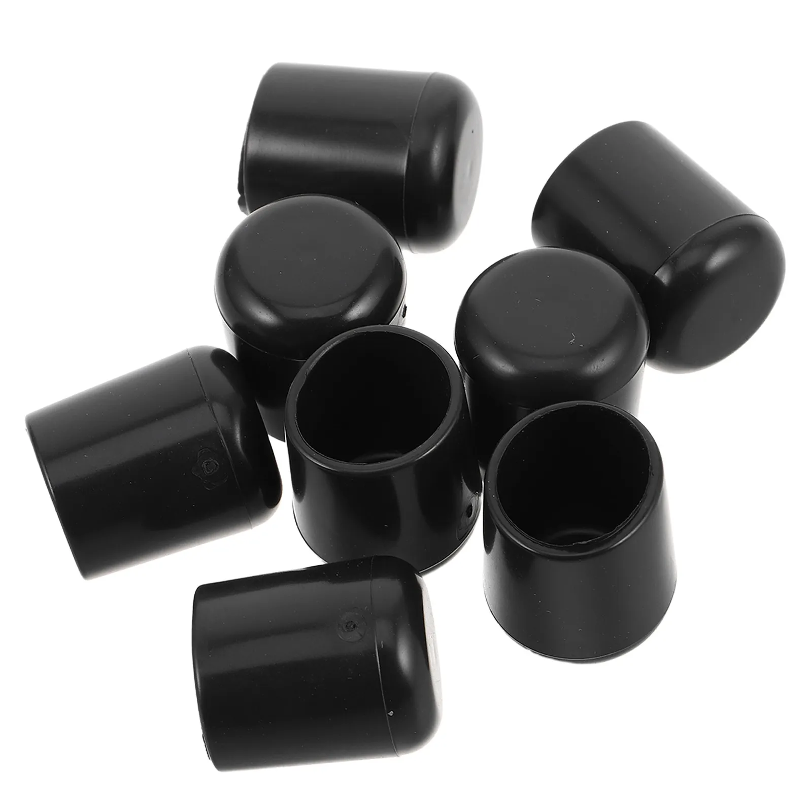 

8Pcs Round Plastic Chair Leg Caps Reusable Furniture Leg Protectors Floor Protectors for Home Office Round Plug