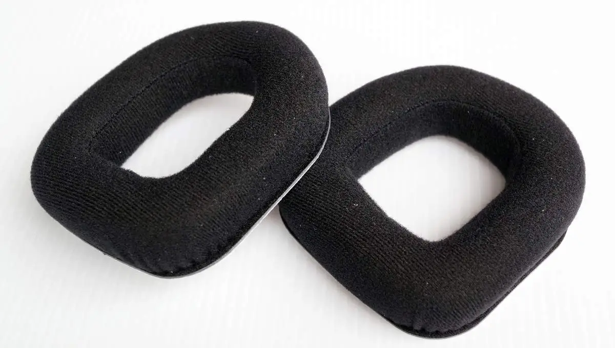 Funda de espuma de franela de cojín de repuesto, piezas de reparación compatibles con auriculares para juegos Astro A10 (almohadillas para los oídos 1 par)