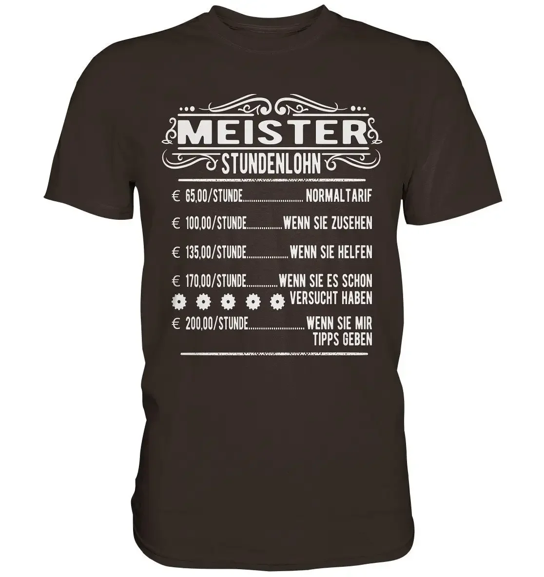 T Shirt Master Hourly Wage Craftsman Final Exam Sayings Ideas Premium