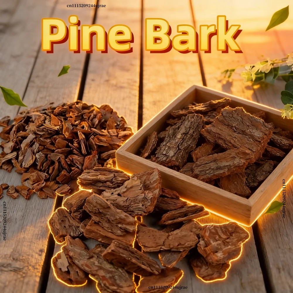 500g Fermented Organic Pine Bark Nuggets, Natural Soil Amendment for Garden, Orchid, Succulent, Bonsai & Blueberry Cultivation