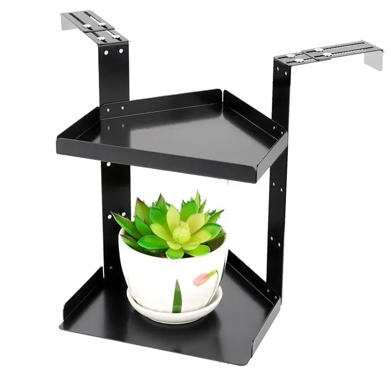 

2025 Trend Office Corner Shelf With Hooks Height Adjustable Cubicle Storage Organizer Shelf Accessories Cubicle