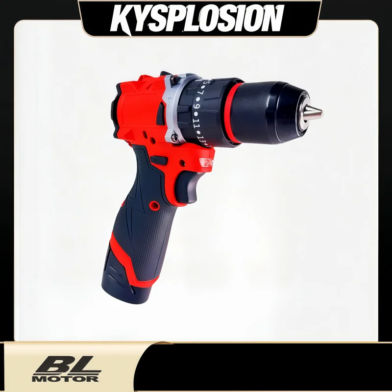 For Milwaukee M12 Brushless 13MM Electric Drill Tapping Cordless Impact Drill Metal Ratchet Chuck Electric Hand Drill Household