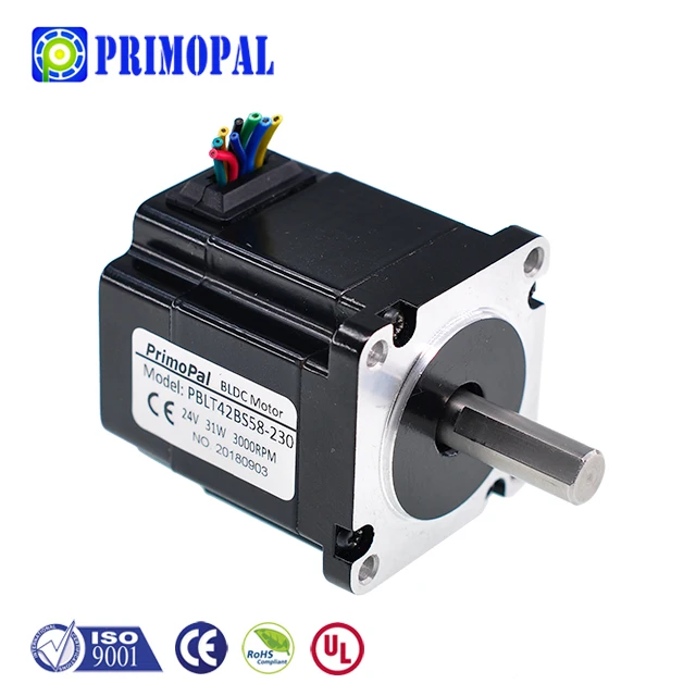 Electric High Torque Small 310v Small Size Thin Strong Power High Speed Low Noise Brushless Bldc Motor with Variabl Speed