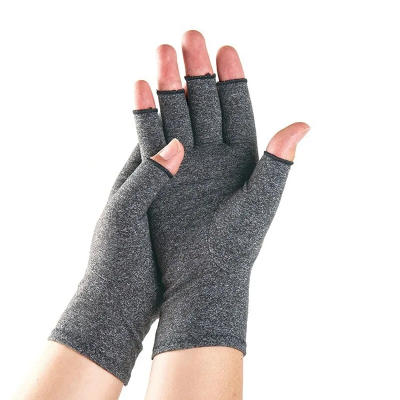 Compression Gloves Fingerless Half Finger Pressure Gloves for Arthritis for Men Women Carpal Tunnel Swelling Pain Relief Joint