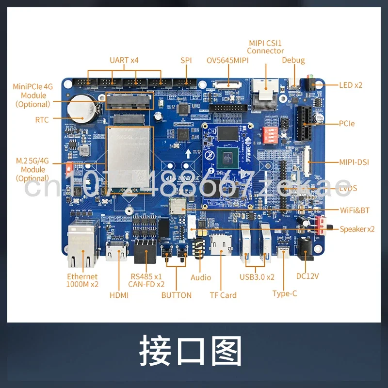 Embedded Development Board Enzhipu Imx8mp ARM Linux/Android