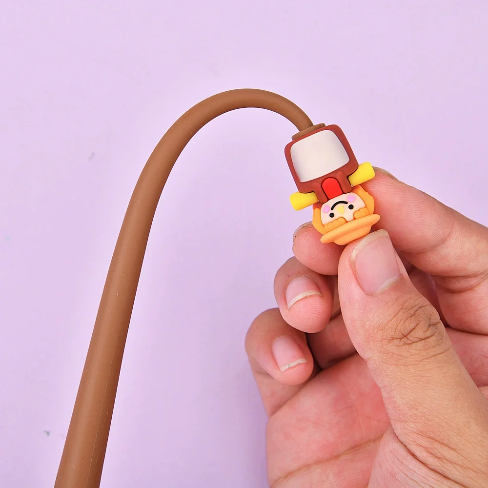 50Pcs/Lot Cartoon Four Color Press Ballpoint Pen Mini Pen Cute School Student Multi Color Gel Pen Thanksgiving Series Stationery
