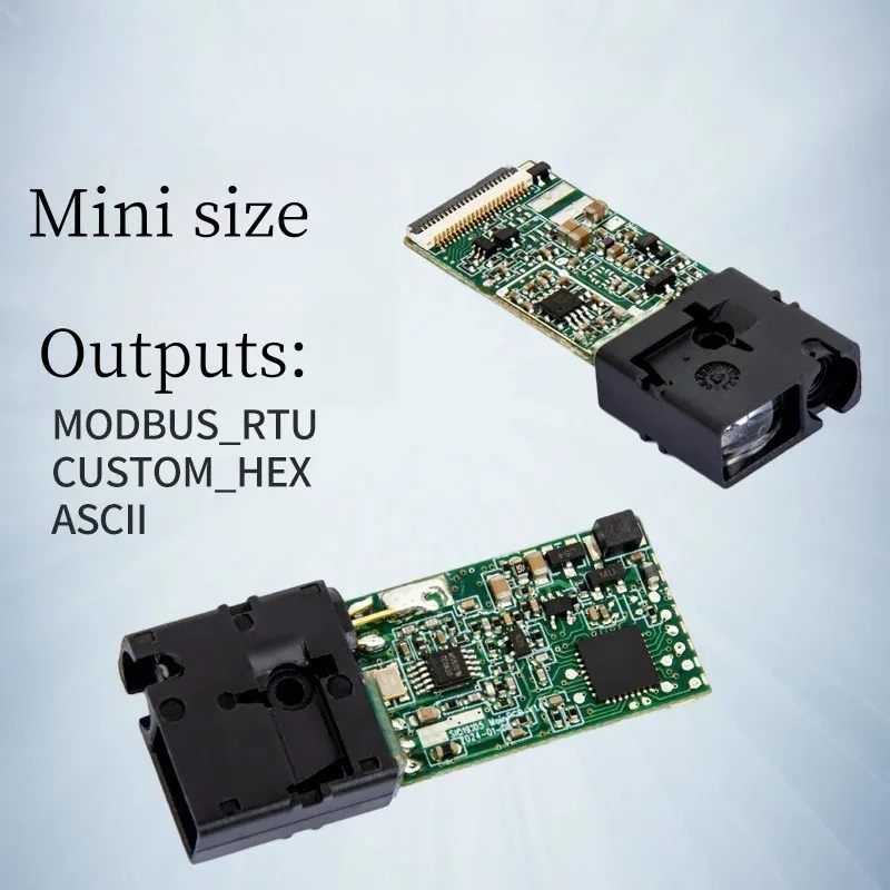 40m Laser Distance Sensor Module, 0.03-40m Range ±1mm Accuracy, RS485/UART, IP54, for Obstacle Avoidance/Industrial Automation