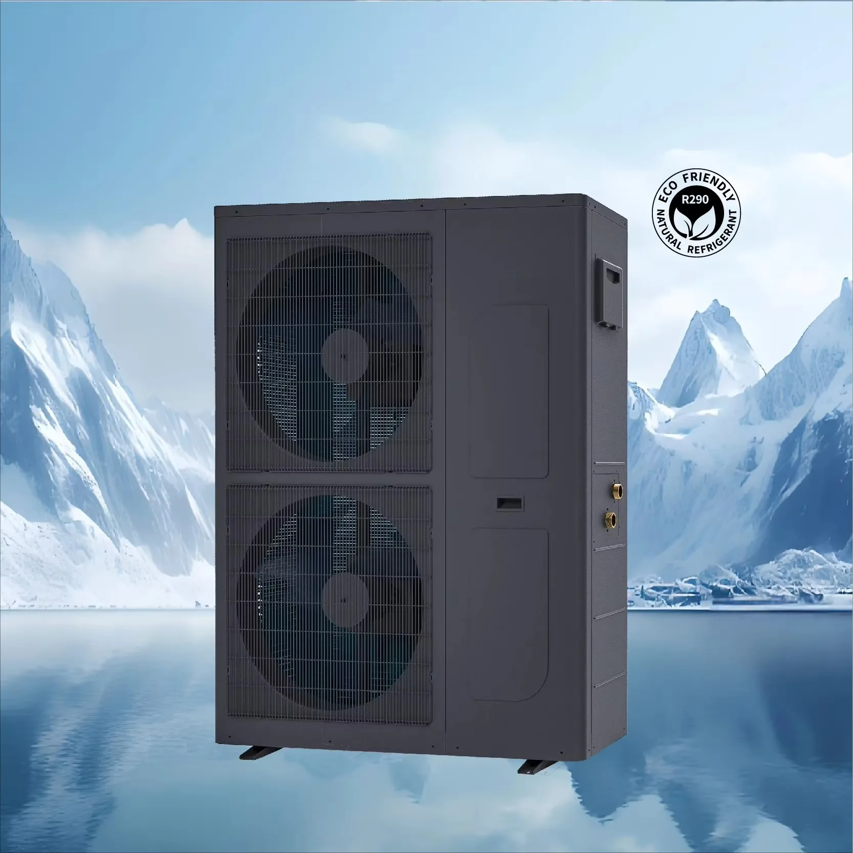 Monobloc Electric R290 High Efficiency Air Source DC Inverter Air to Water Heat Pump ERP:A+++ Energy Floor Heating Water Heater