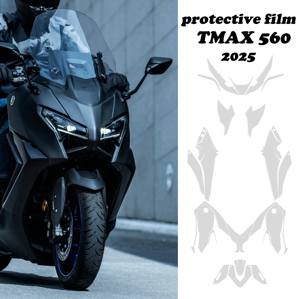 

Tmax 560Motorcycle Protective film Invisible car cover for Yamaha TMAX 560 2025 Screen Fairing Anti scratch Protective film