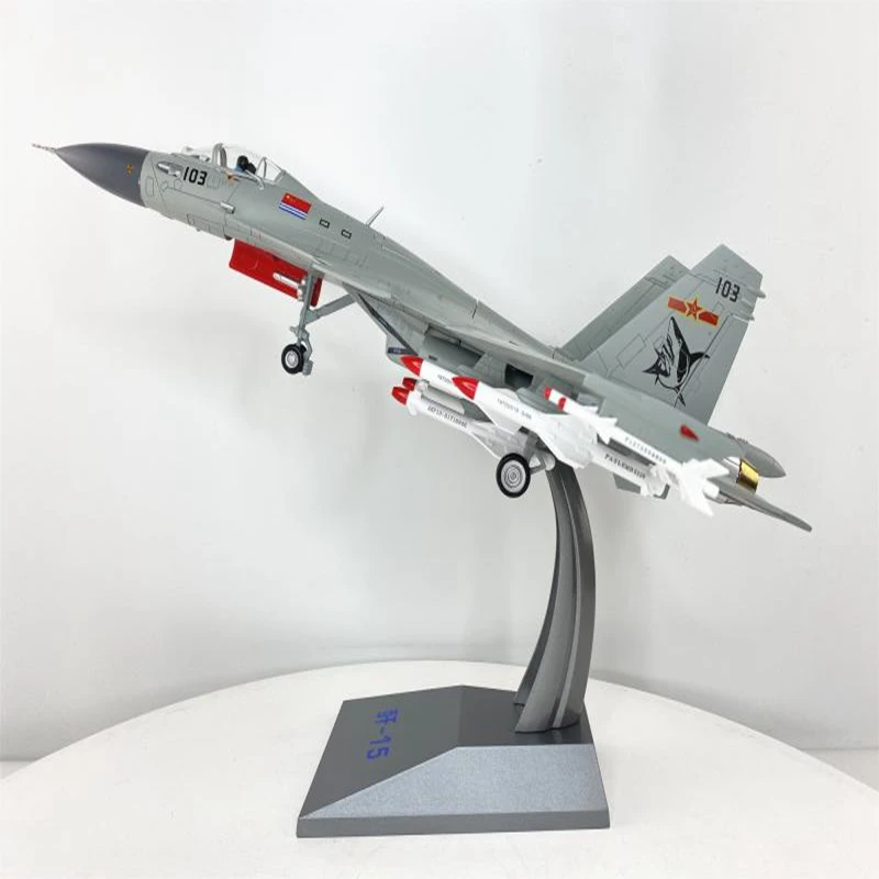 

Diecast Alloy Model Of The 1:48 Scale J-15 Militarized Combat Fighter Toy Gift Collection Simulation Display Decoration