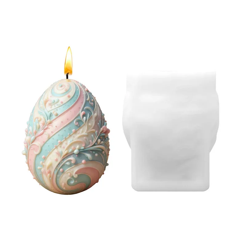 Vintage Easter Egg Candle Mold 3