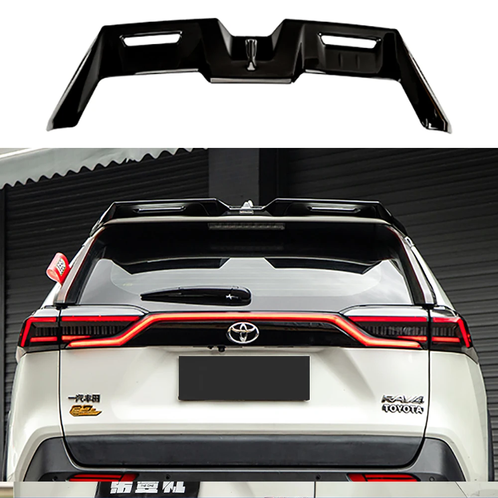 

Car Roof Fixed Tail Wing Cover Modified Fit For Toyota RAV4 RAV 4 2020-2025 Sport Style Styling Rear Tail Wing Accessories