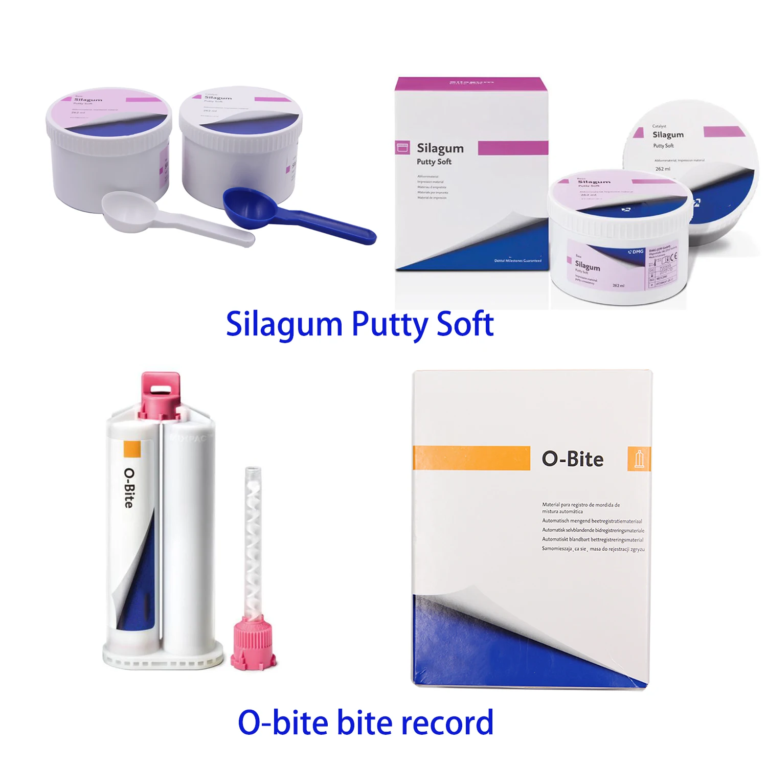 Dental Silagum Silicone Impression Material Initial Hand-Adjustable Body O-bite Record Impression for Crowns Bridges Inlay Onlay