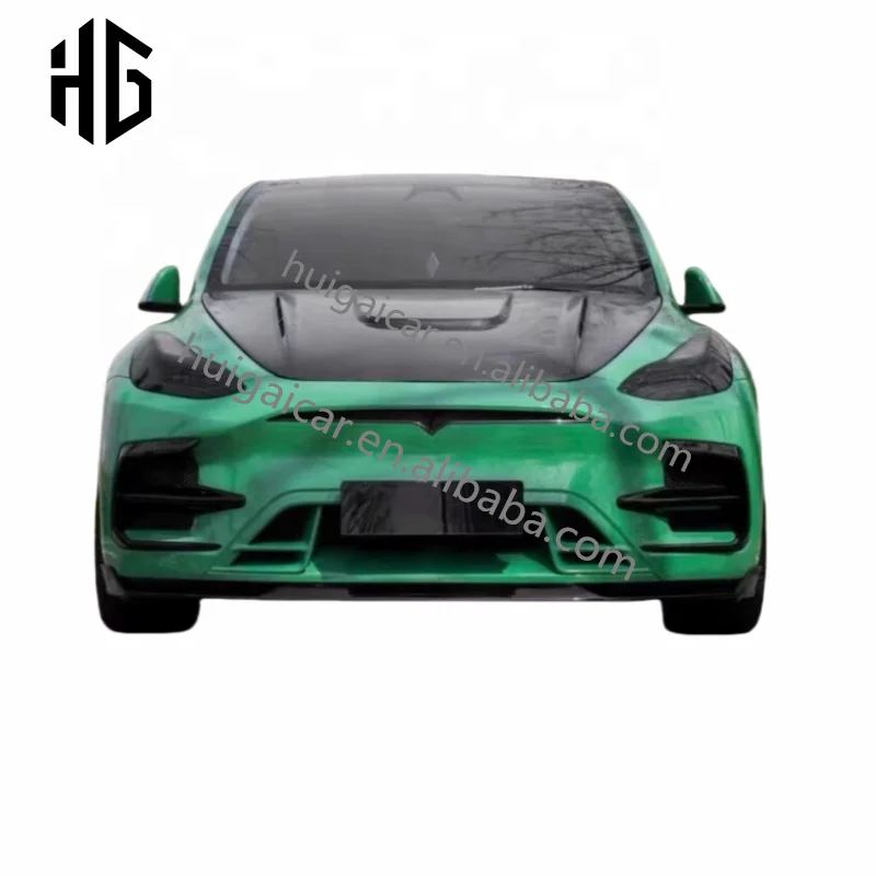 

High Quality Carbon Fiber Car Bonnet Cover for Tesla Model 3 Model Y Engine Hood Accessories