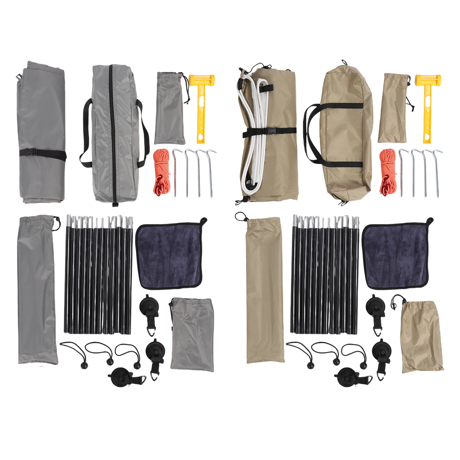 

Car Awning Waterproofing UV50+ Protection Multipurpose Portable Awning Canopy for SUV Camping Truck